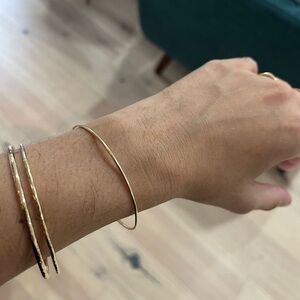 Yearly Co Gold Original Bangle, Size 7